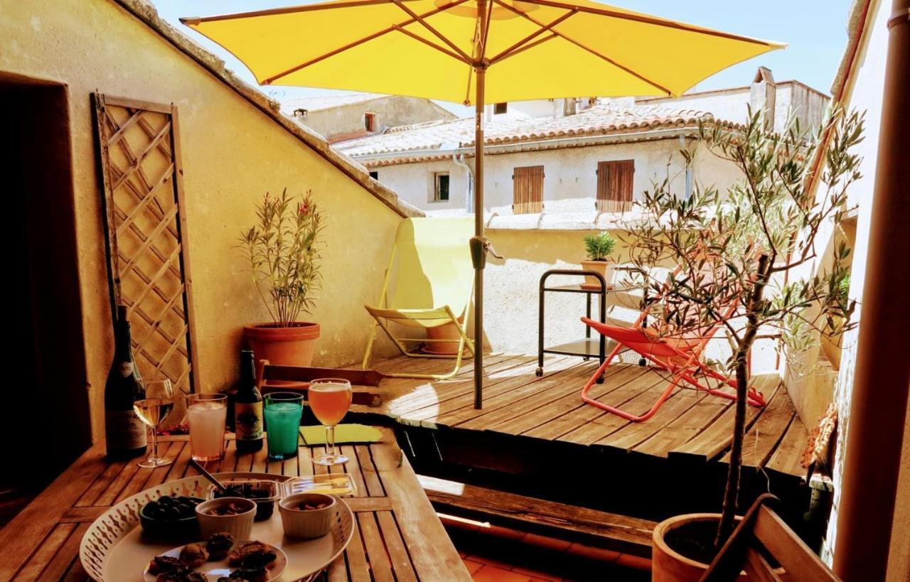 La Terrasse D'Olea, Au Coeur Du Village Б'юі-ле-Баронні Екстер'єр фото